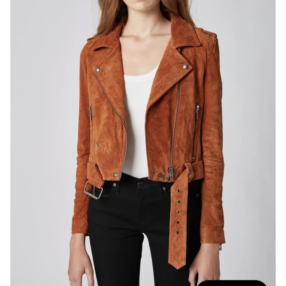 Like New Suede Moto Jacket - Picture 3 of 16